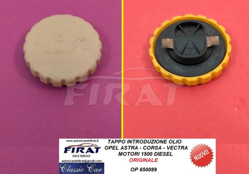 TAPPO INTRODUZIONE OLIO OPEL ASTRA-CORSA-VECTRA (650089)